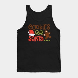 Cookies for Santa Funny Matching Family Christmas Gift Tank Top